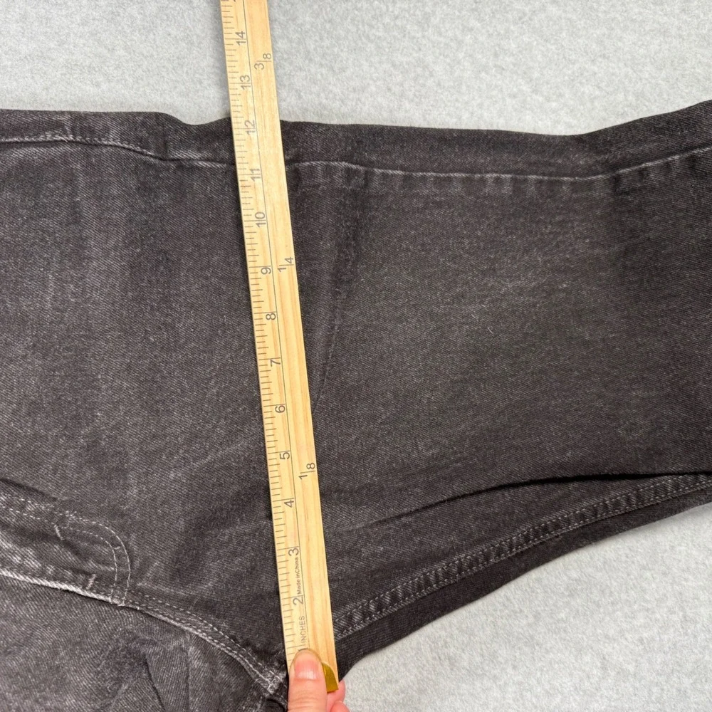 Vintage 90s 1997 Levis 550 Relaxed Fit Black Jeans Made in USA 31x32 Grunge